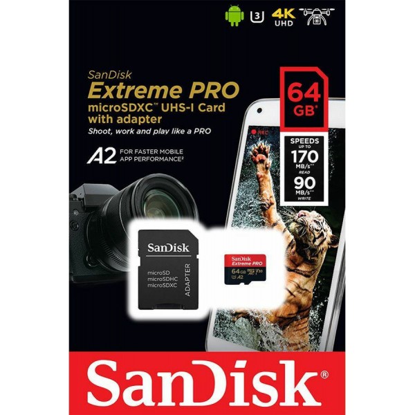 SanDisk Extreme PRO microSDHC 64 GB